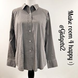 Chico’s long sleeve shirt Size 3